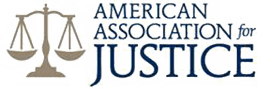 Logo Recognizing Giacoletto Law Firm's affiliation with American Association for Justice